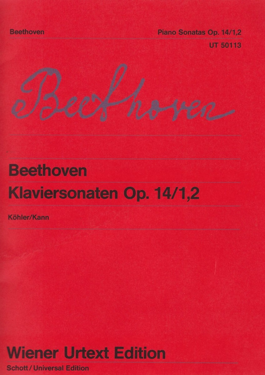 Klaviersonaten Op. 14 1 und 2 S1